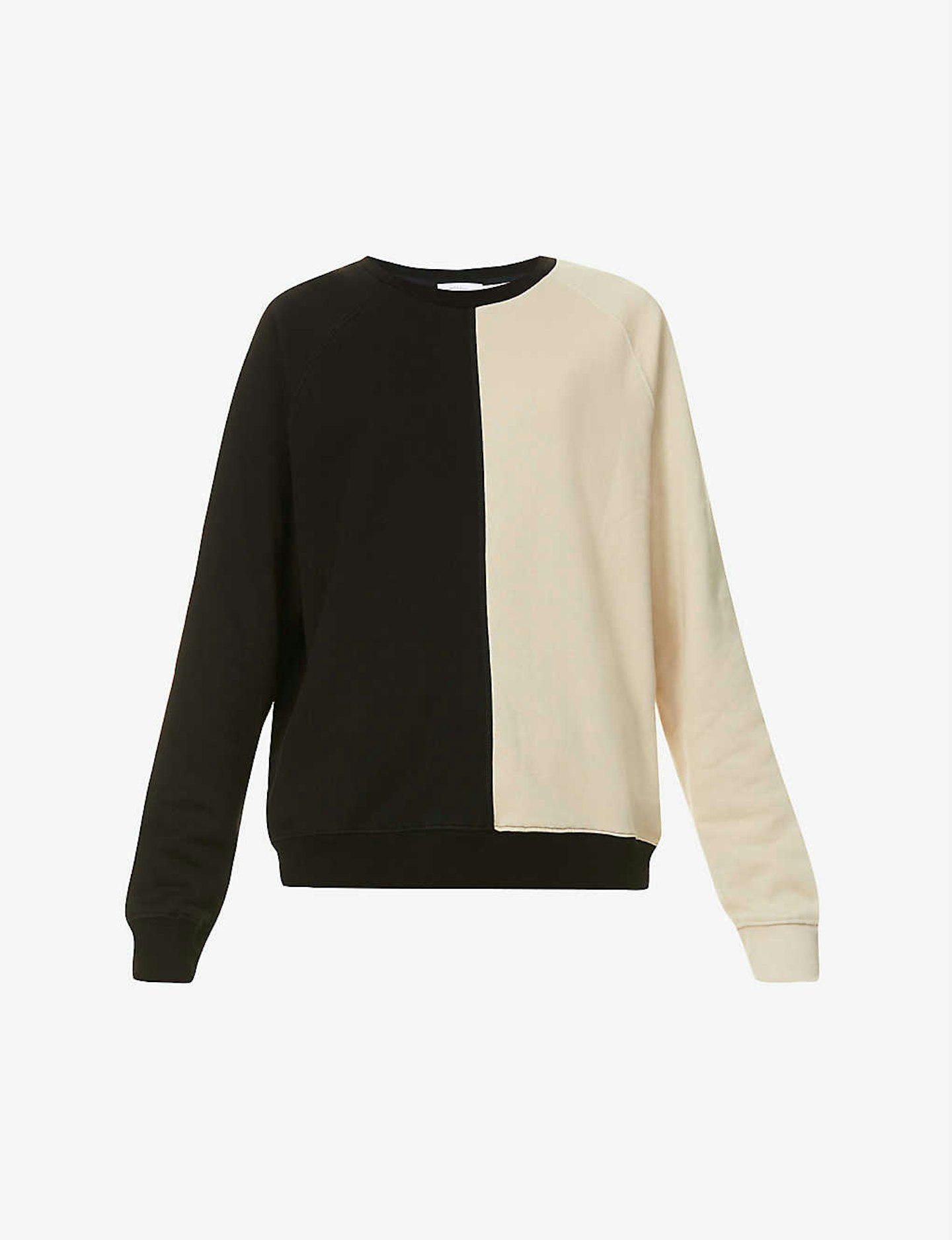 Ninety Percent, Two-Tone Organic Cotton Jersey Sweatshirt, £130