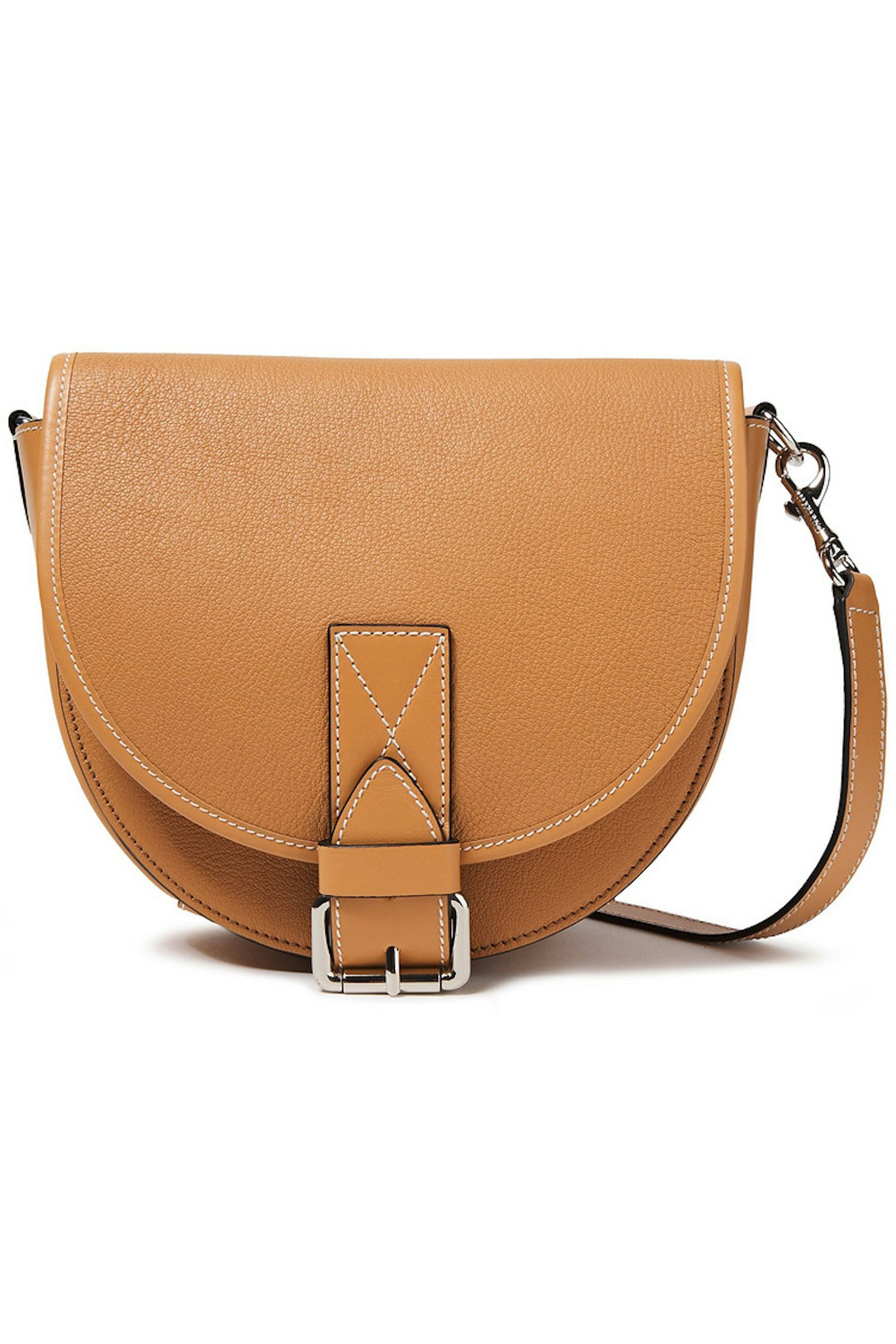 J W Anderson, Bike small smooth and textured-leather shoulder bag , WAS £890, NOW £294
