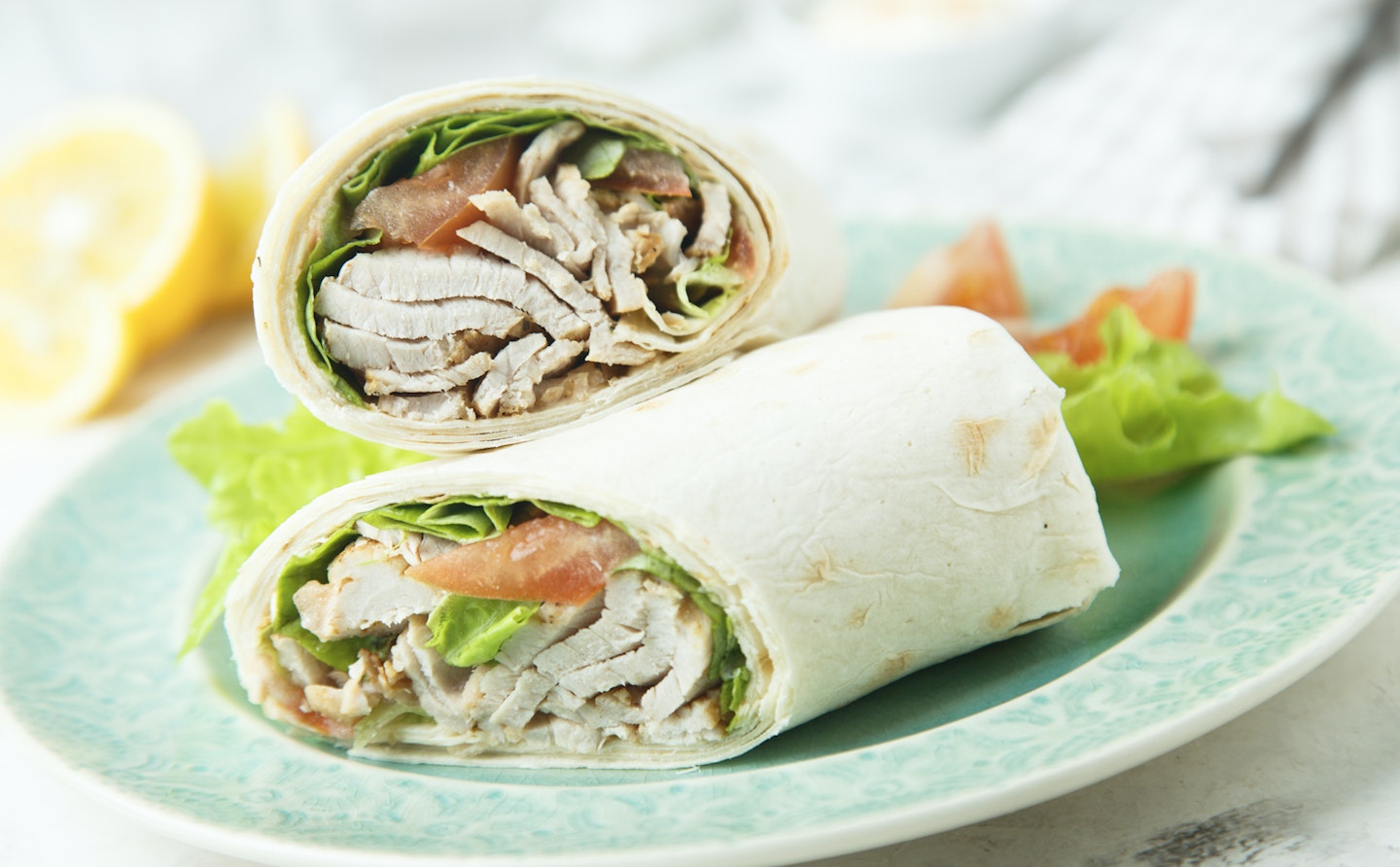 Back to school lunch ideas: Salad wraps