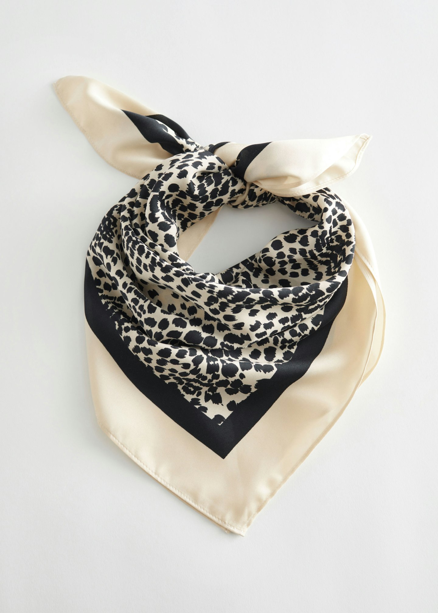 & Other Stories, Glossy Leopard-Print Scarf, £27