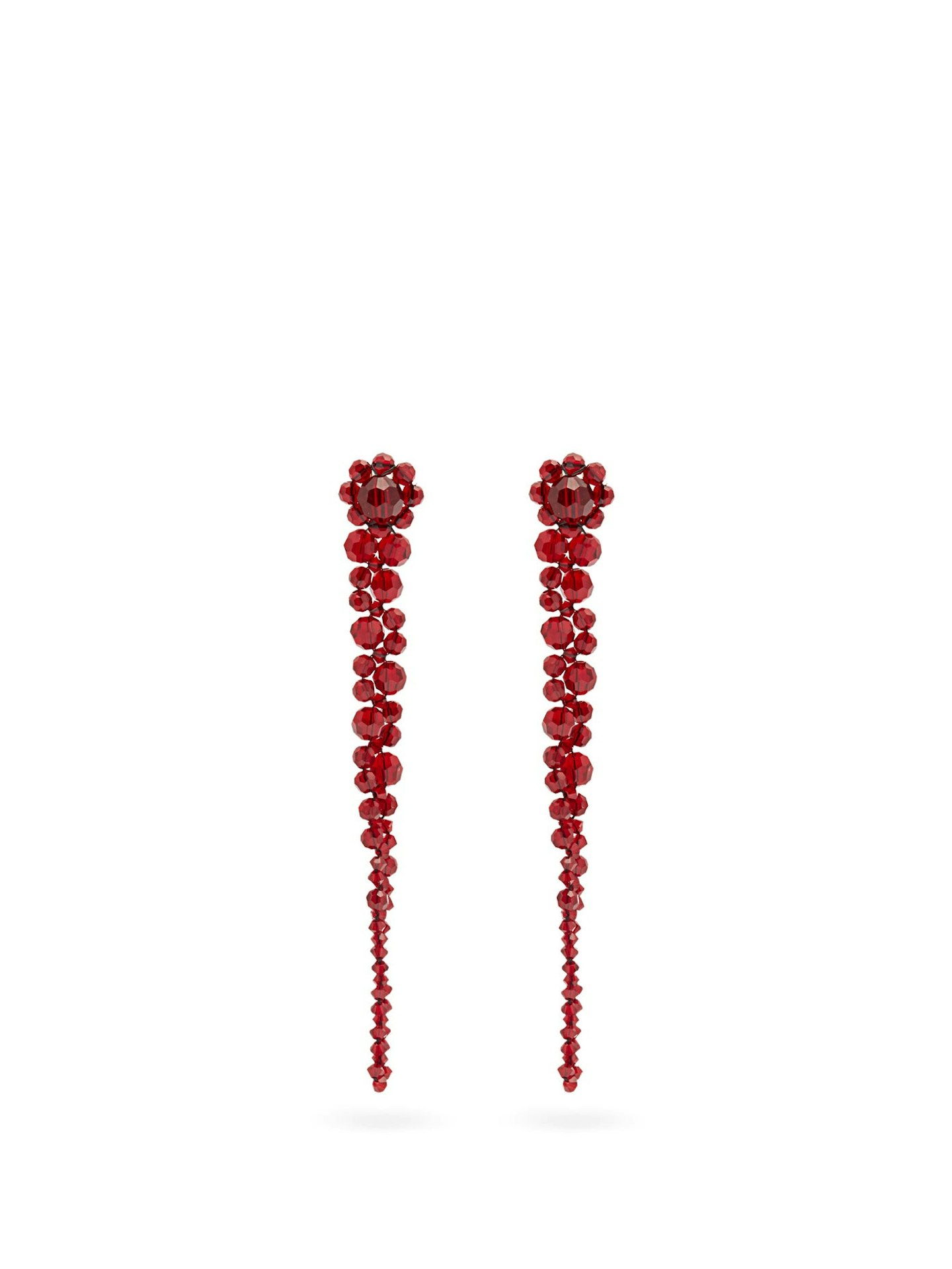 Simone Rocha, Drip Crystal-Embellished Earrings, £195