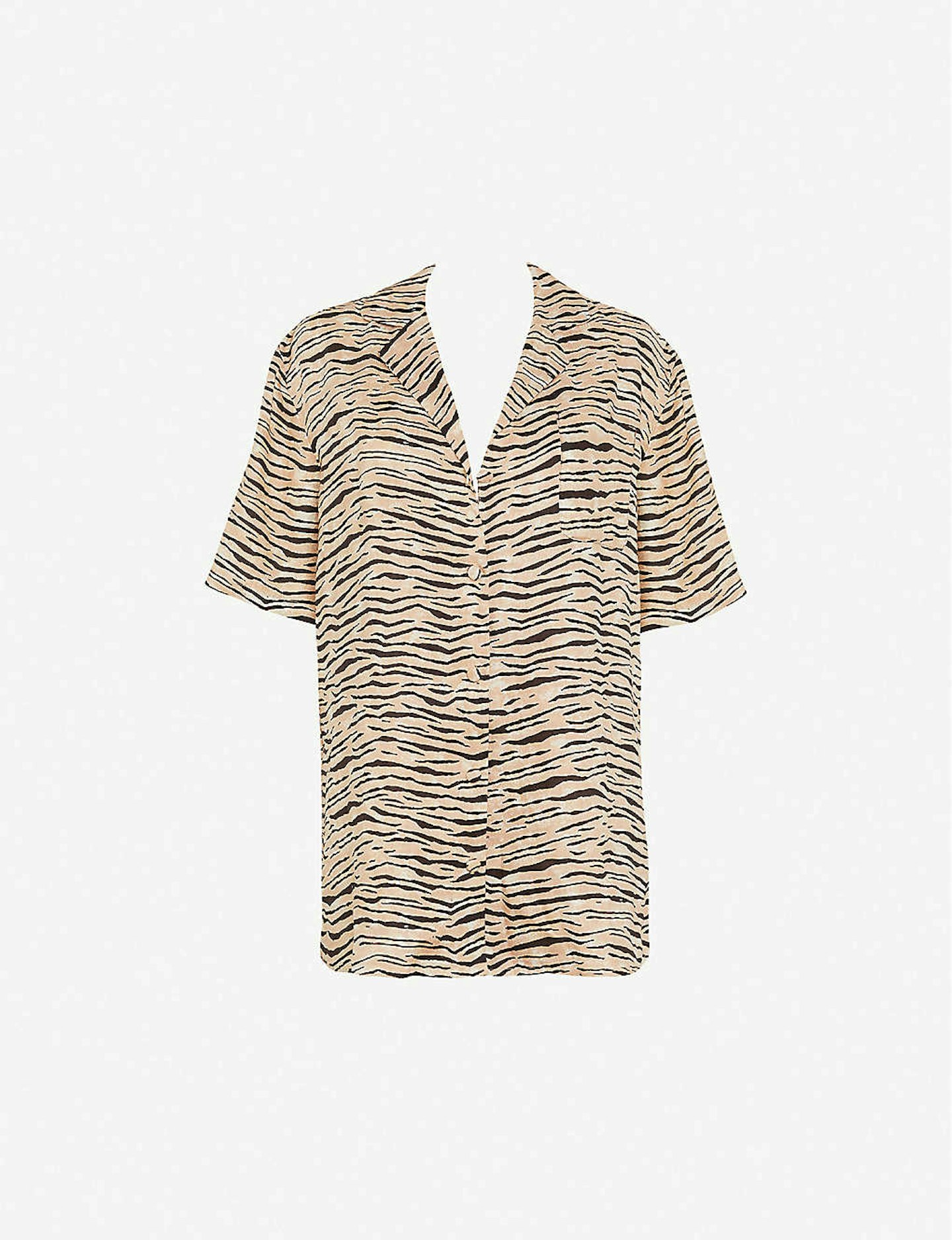 Faithfull The Brand, Charlita Animal-Print Linen Shirt, £155
