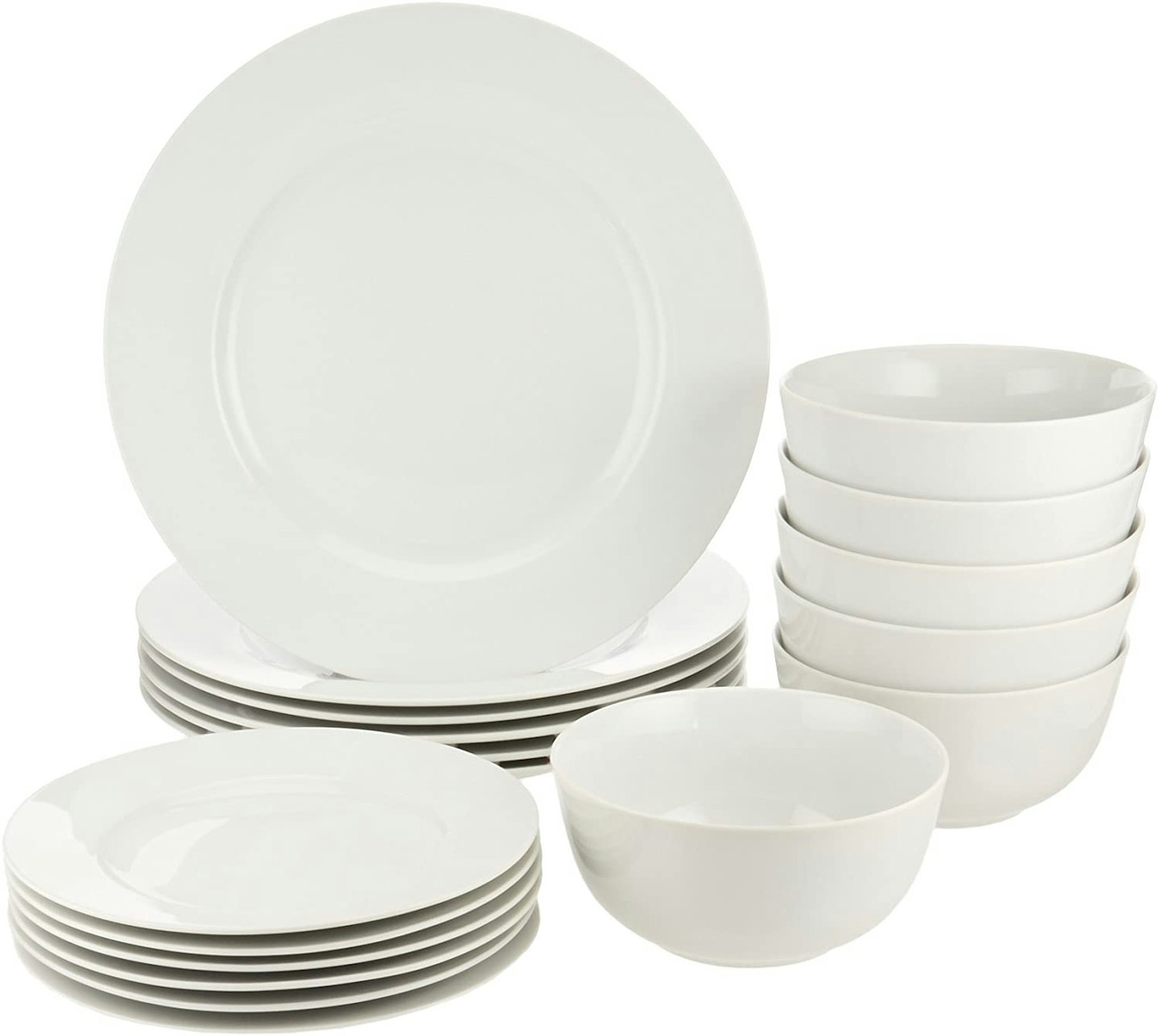 AmazonBasics 18-Piece Dinnerware Set