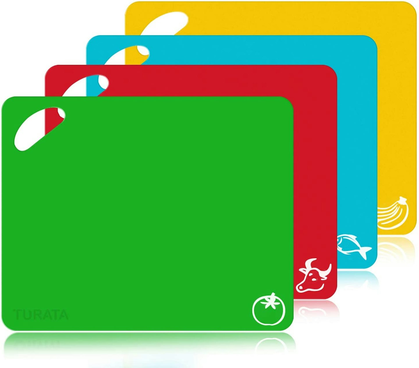 Flexible Plastic Chopping Board Set