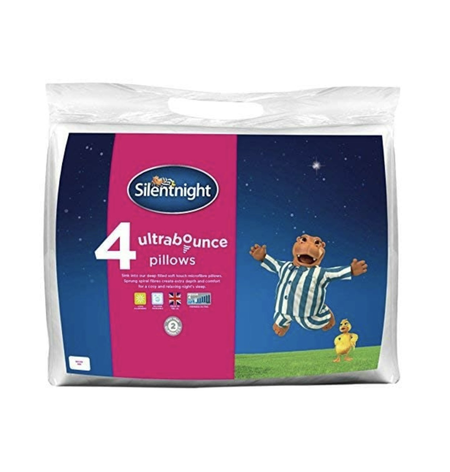 Silentnight Ultrabounce Pillow, Pack of 4