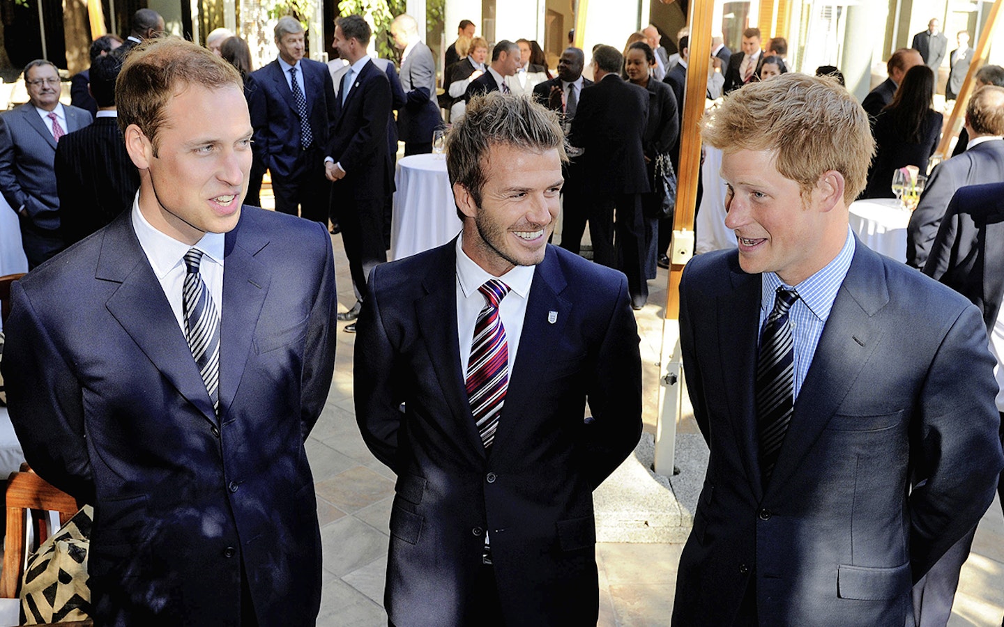 Prince William Harry David Beckham