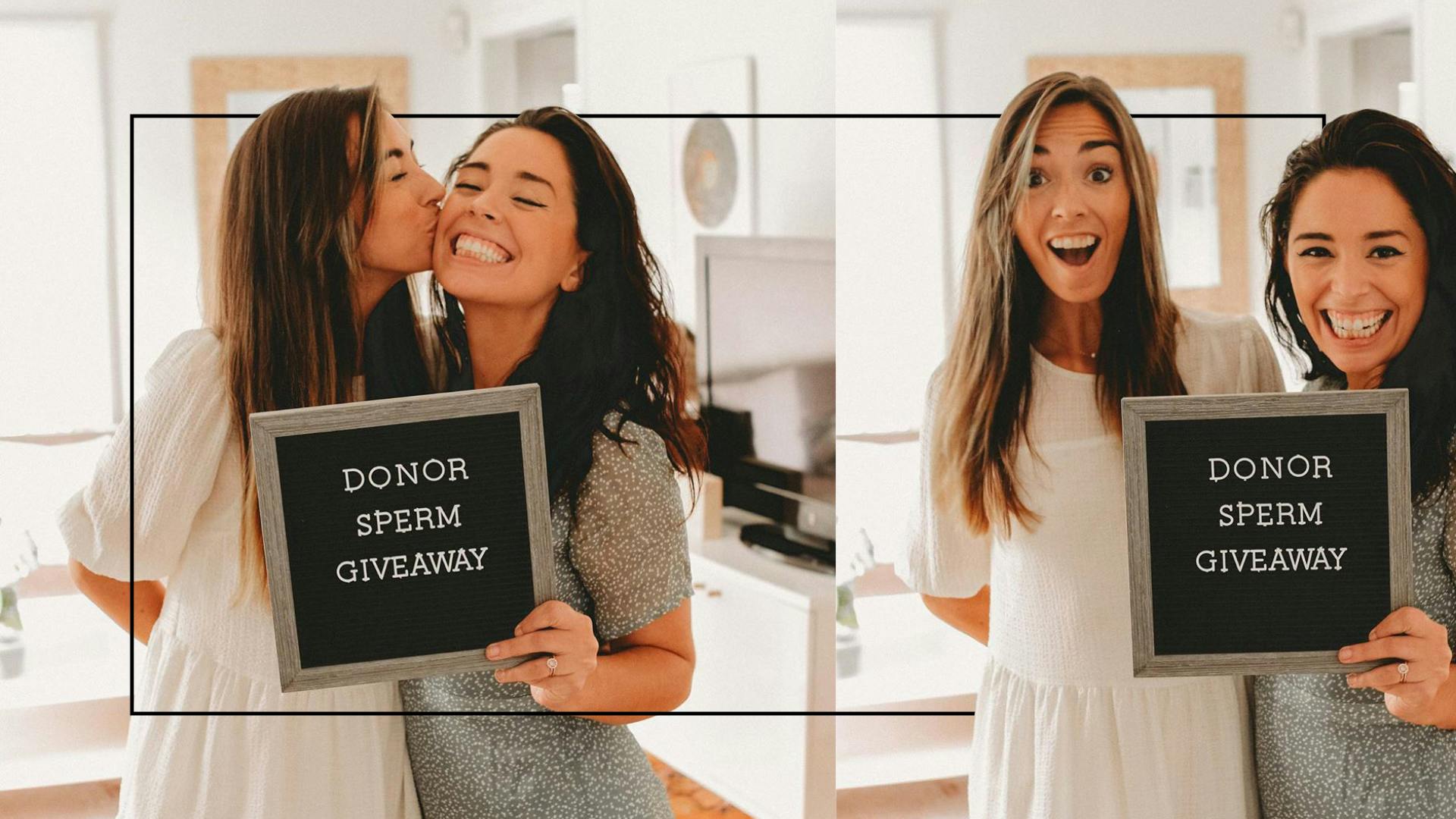 A Lesbian Influencer Couple Are Holding A Donor Sperm Giveaway Life Grazia