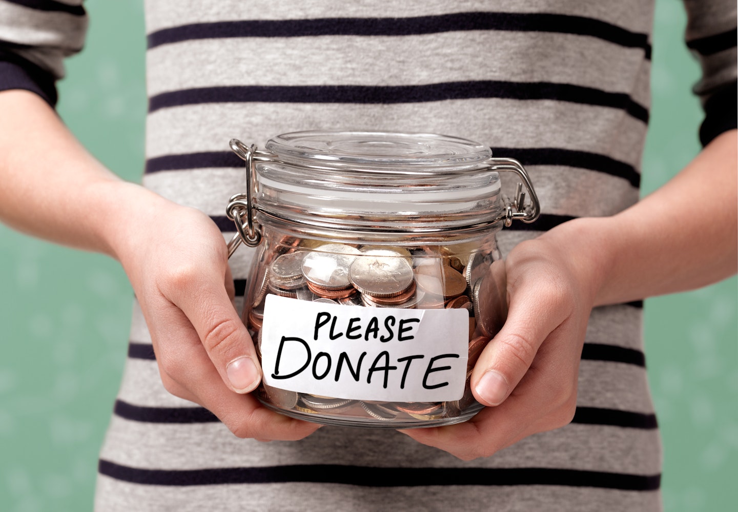 charity money jar 