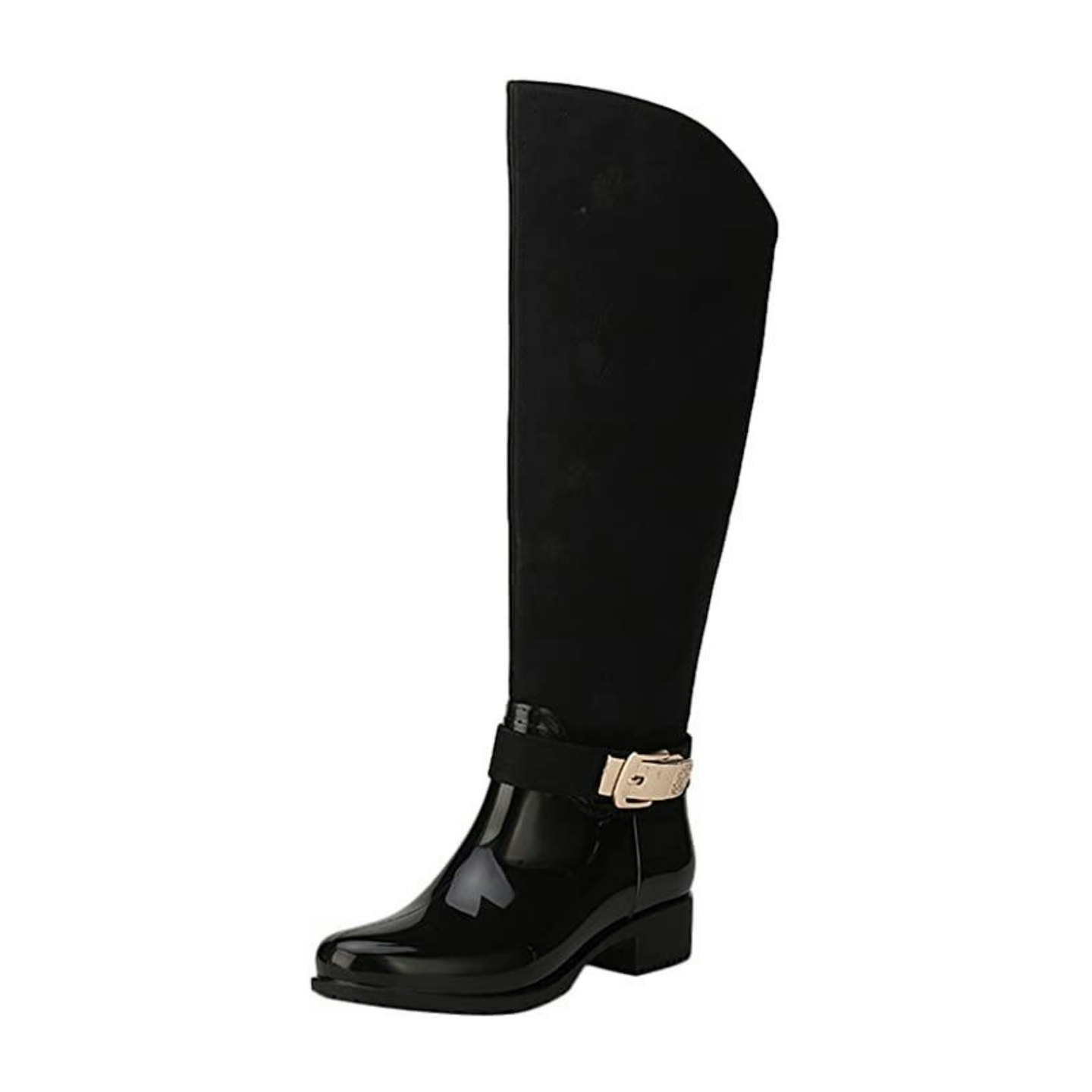 Alexis Leroy Ladies Quilted Knee High Rain Boots