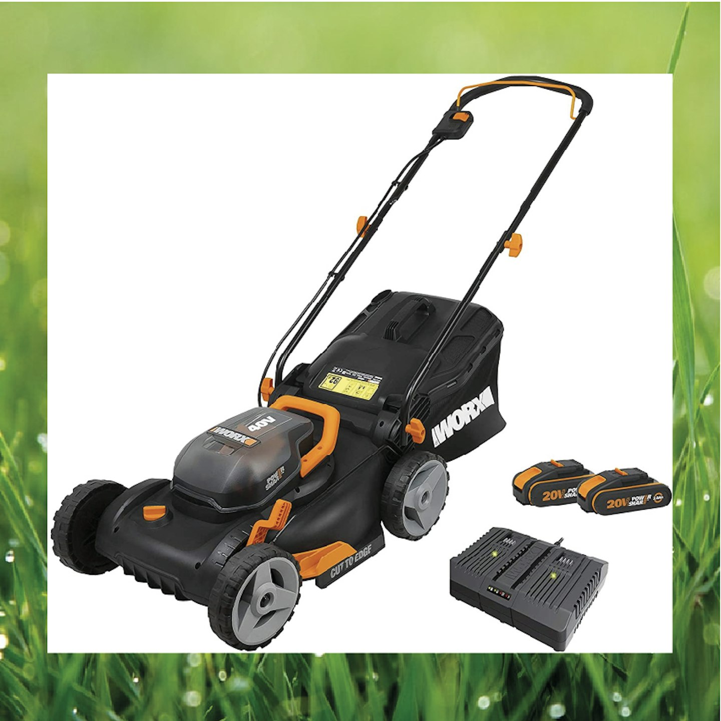 WORX WG743E.1 Cordless Lawn Mower