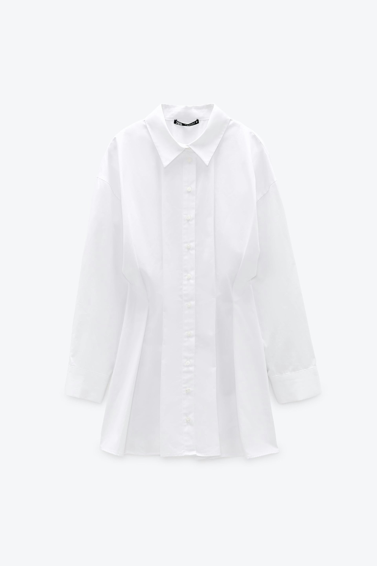 Zara, Shirt Dress With Darts, £29.99