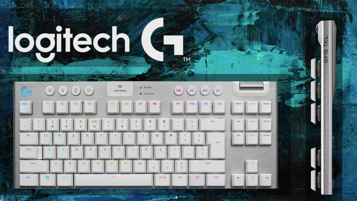Logitech White Keyboard