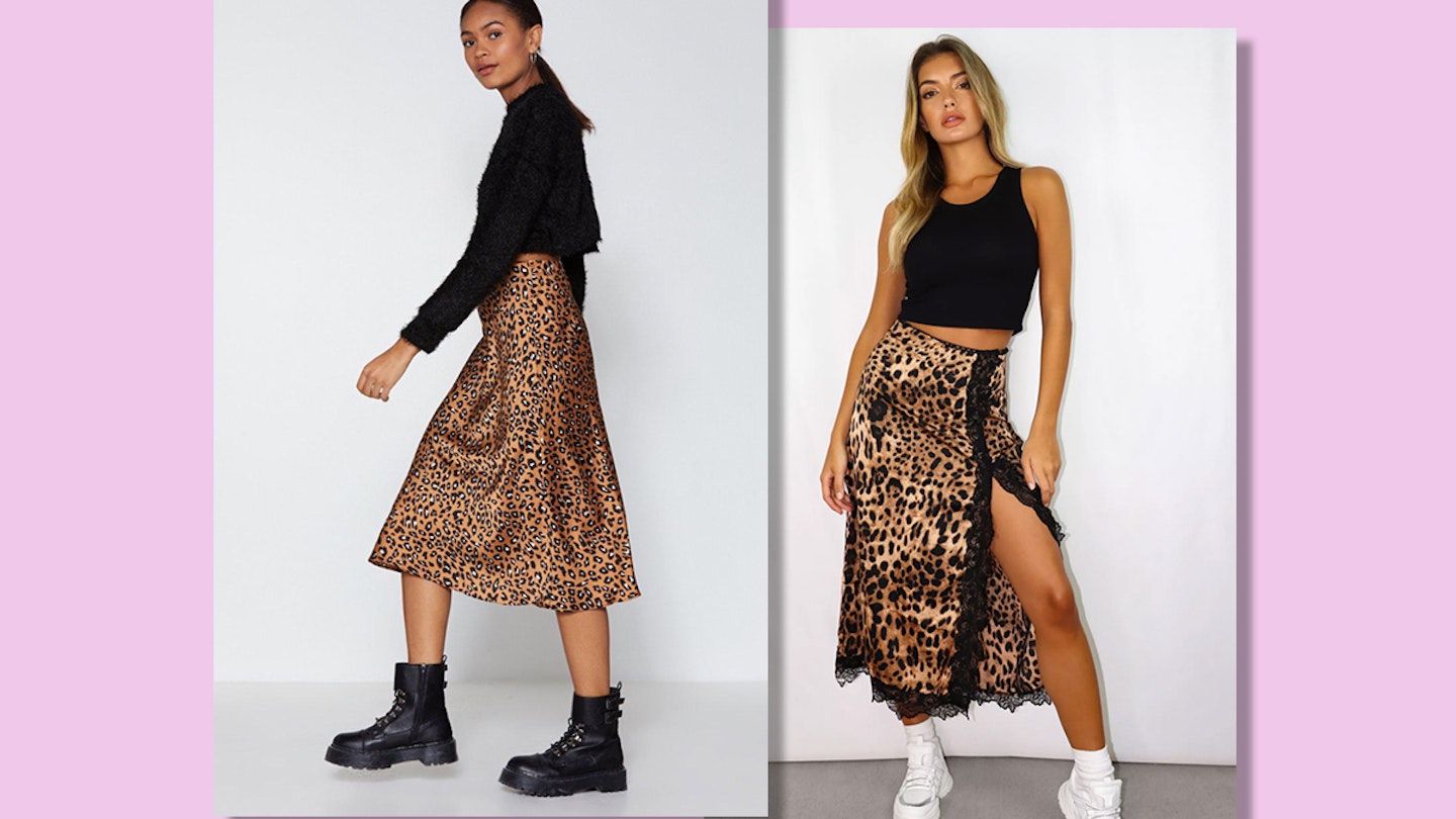 best leopard print skirts