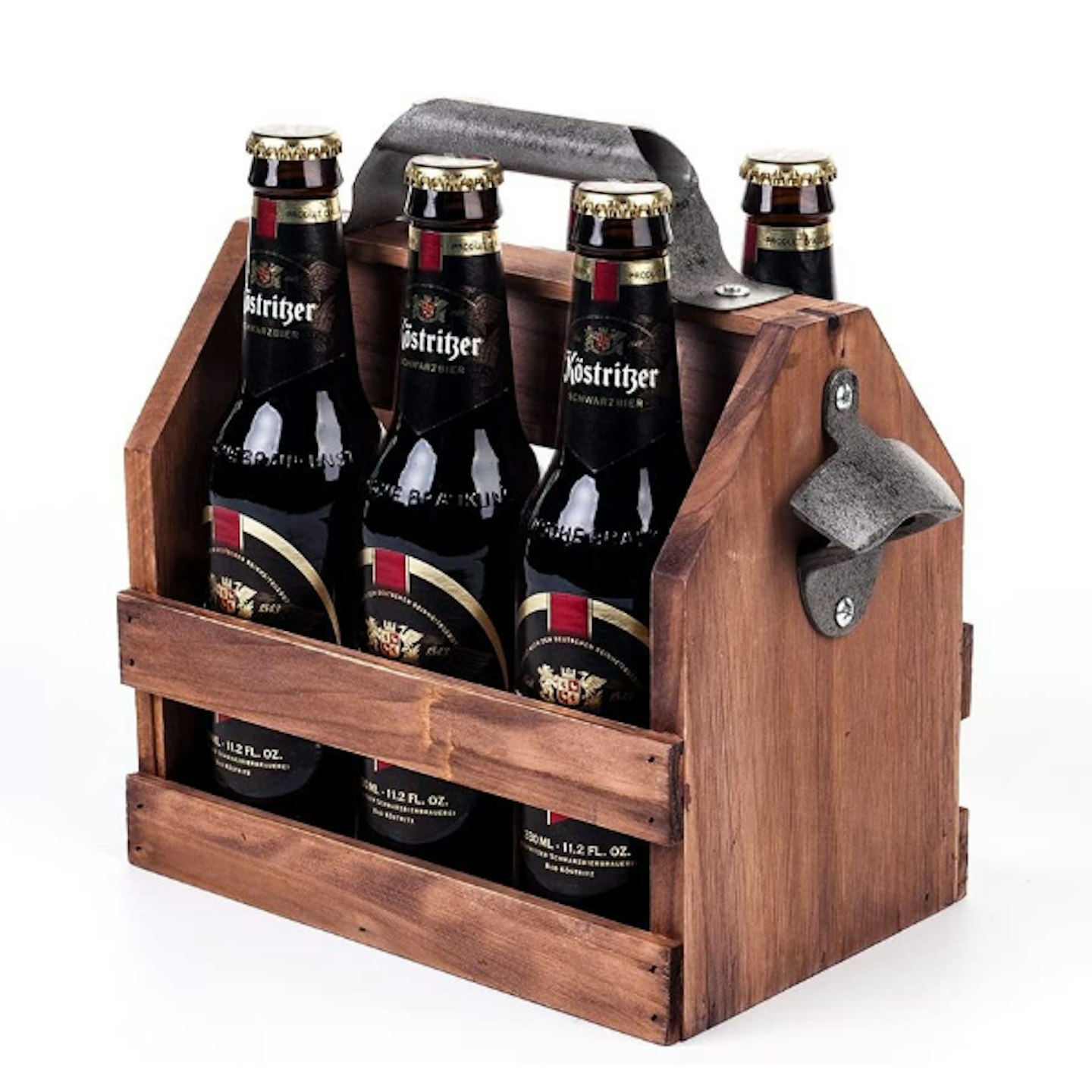 Mealivos Wooden Beer Caddy