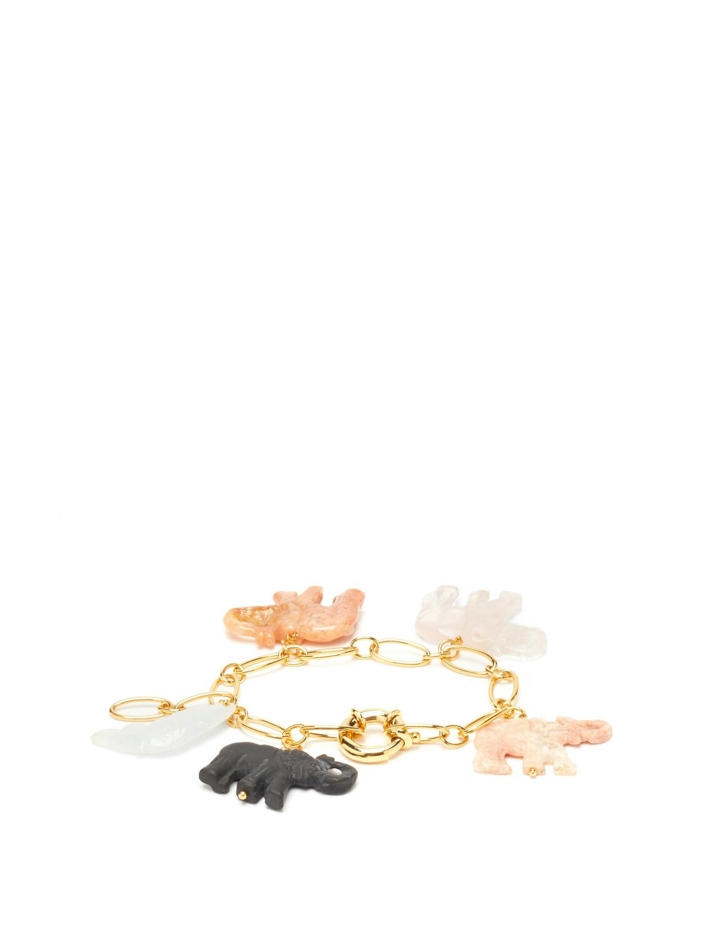 Timeless Pearly, Elephant Charm Bracelet, £255 at Matchesfashion.com