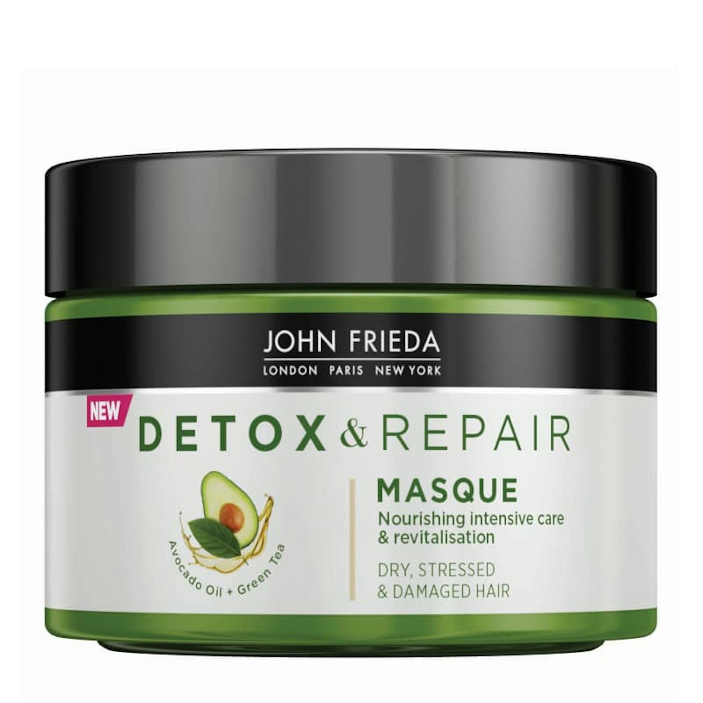 John Frieda Detox and Repair Hair Masque For Dry Stressed & Damaged Hair, £6.92