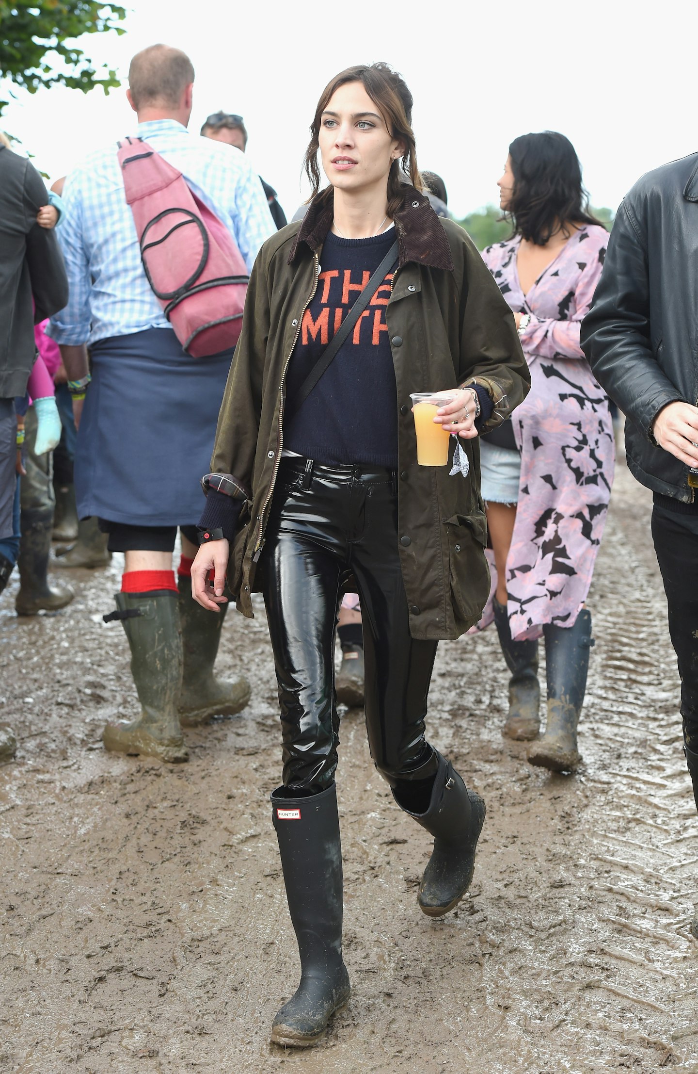Alexa Chung at Glastonbury, 2016