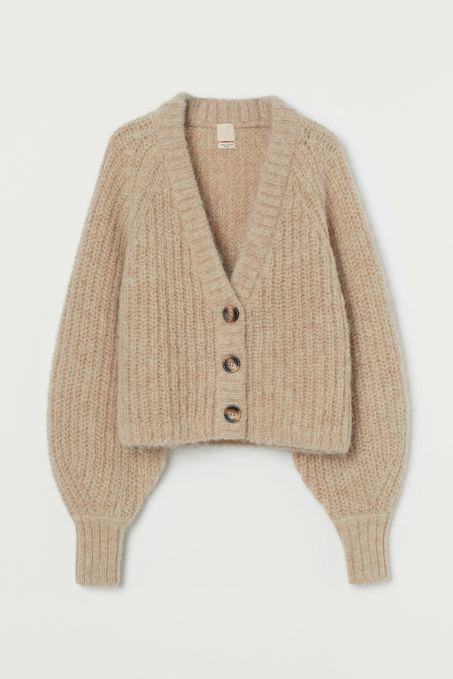 The Chunky Cardi – H&M, Knitted Wool Cardigan, £39.99
