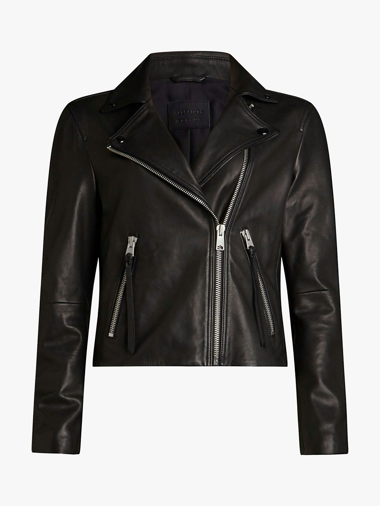 AllSaints, Dalby Leather Biker Jacket, £298 at John Lewis & Partners