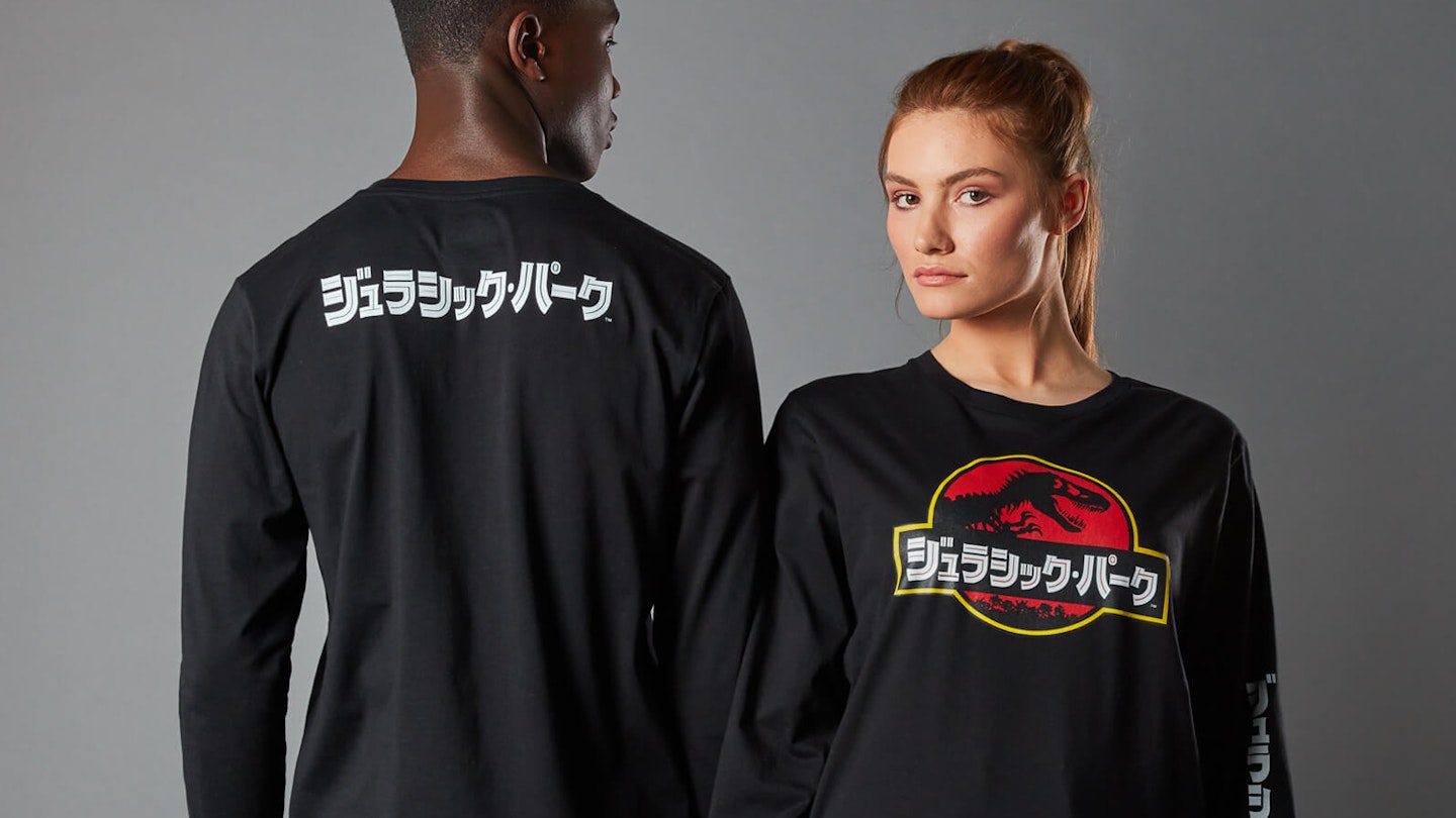 Jurassic Park Kanji Long-Sleeve T-Shirt