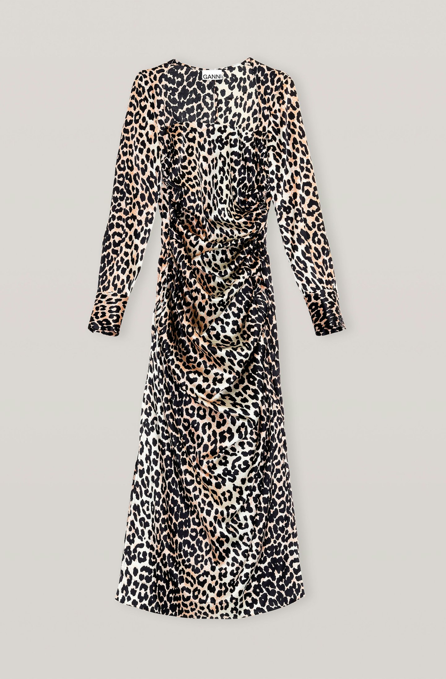 Ganni, Silk Stretch-Satin Dress, £475