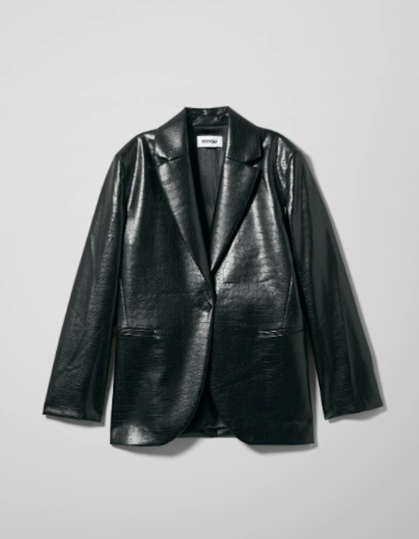 Weekday, Croco Blazer, £70