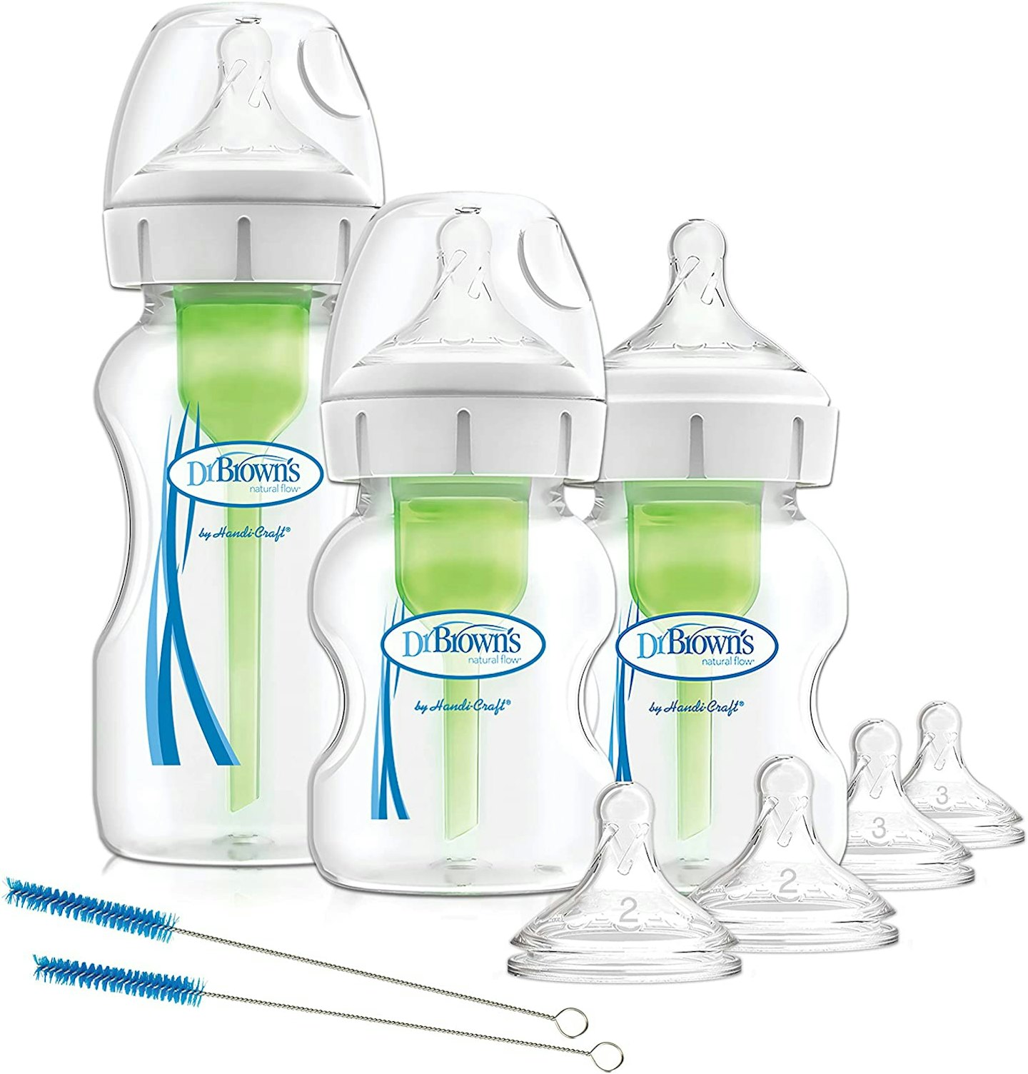 Dr Brown's Options+ Anti-Colic Baby Bottles