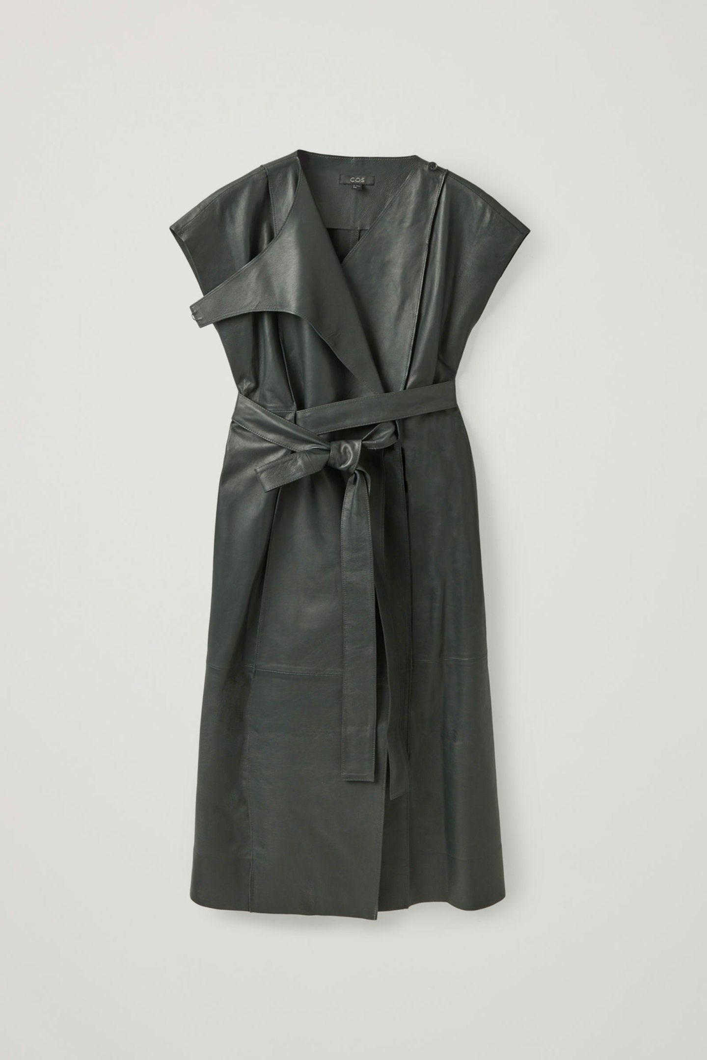 COS, Belted Leather Dress, £390