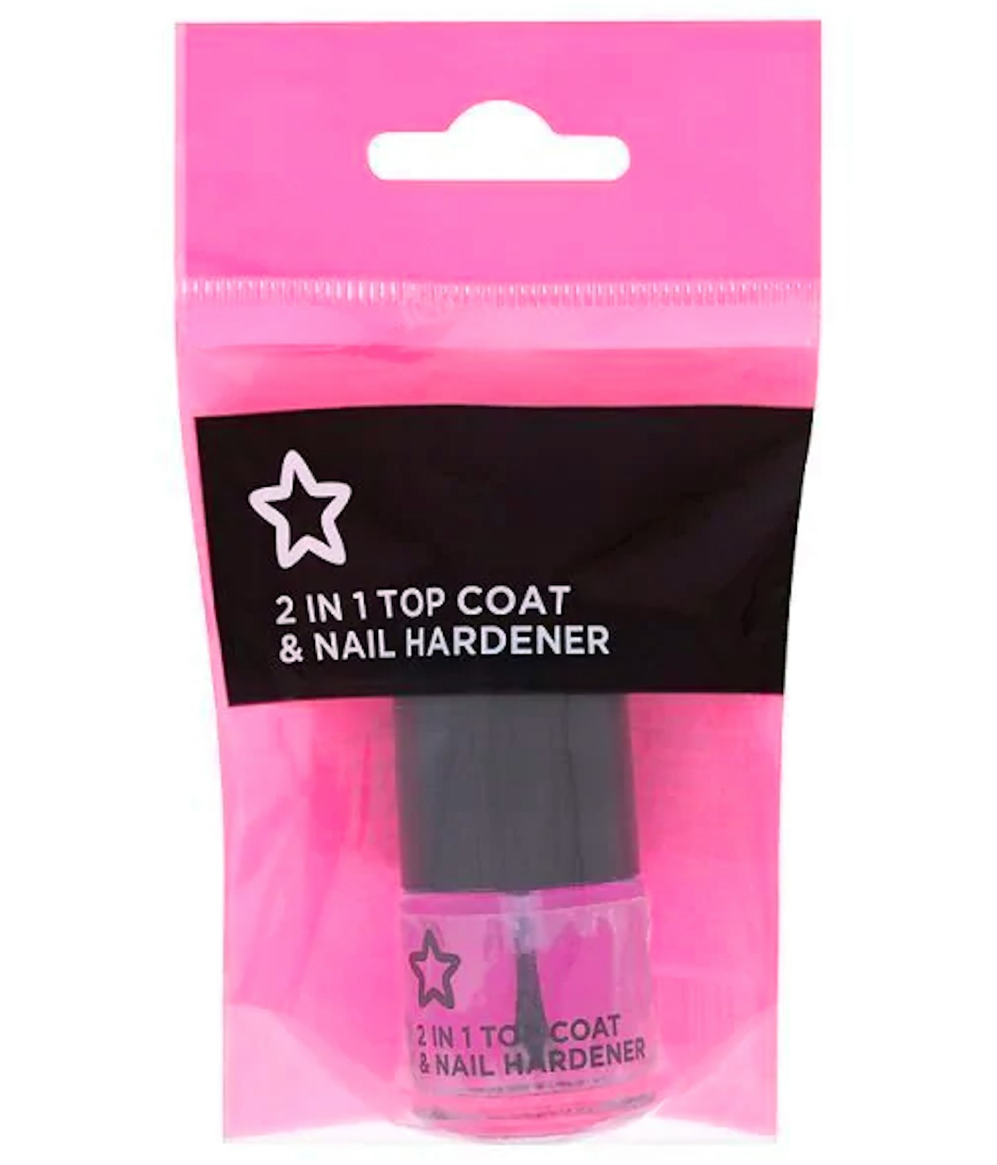 Superdrug 2in1 One Top Coat with Nail Strengthener