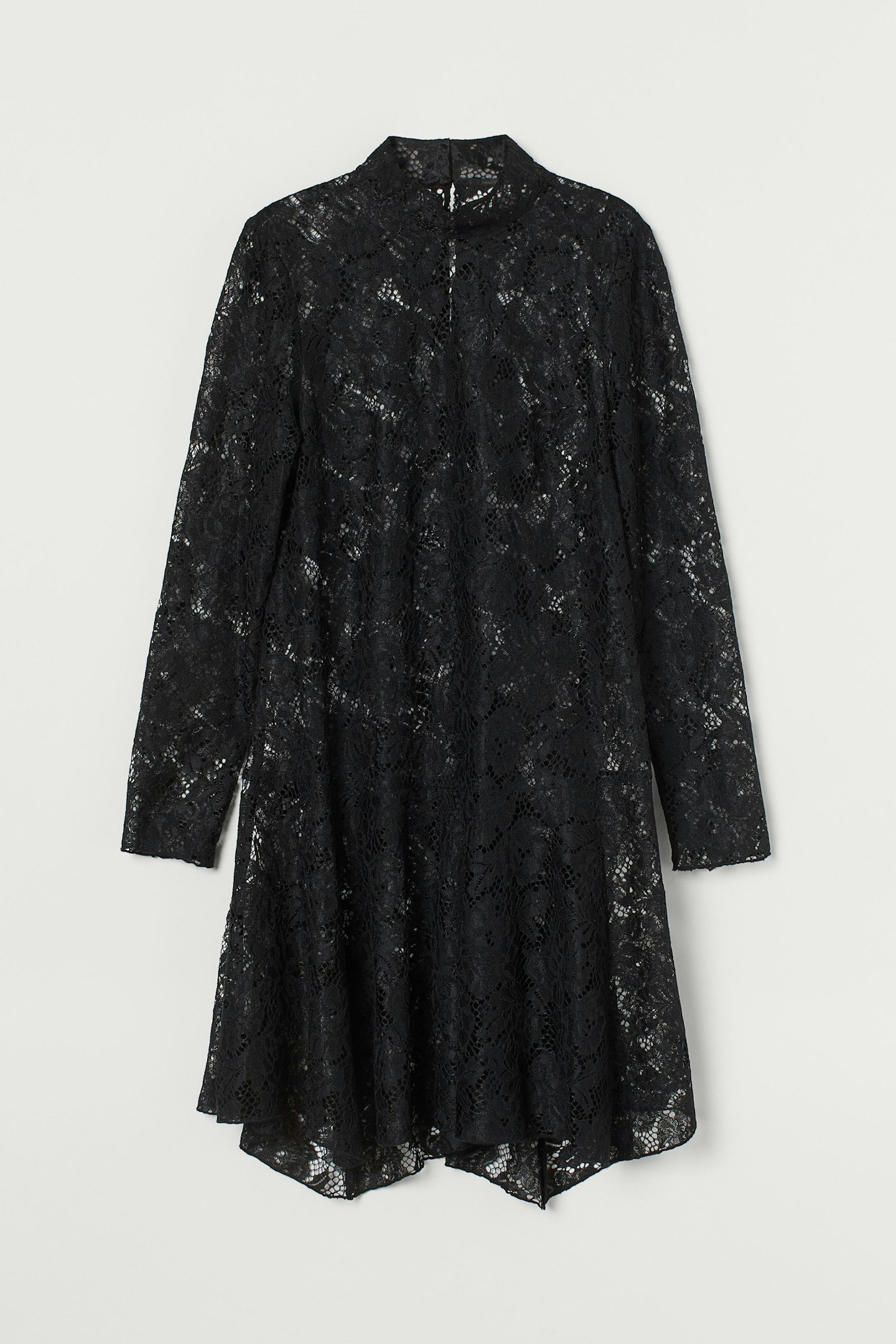 H&M, Lace Stand-Up Collar Dress, £19.99