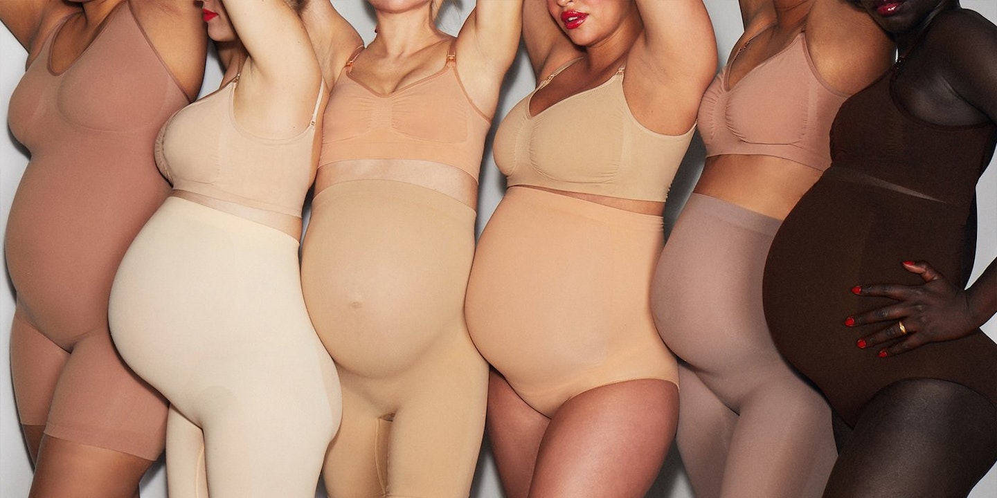 Kim Kardashian Defends New Maternity Skims Line After Backlash