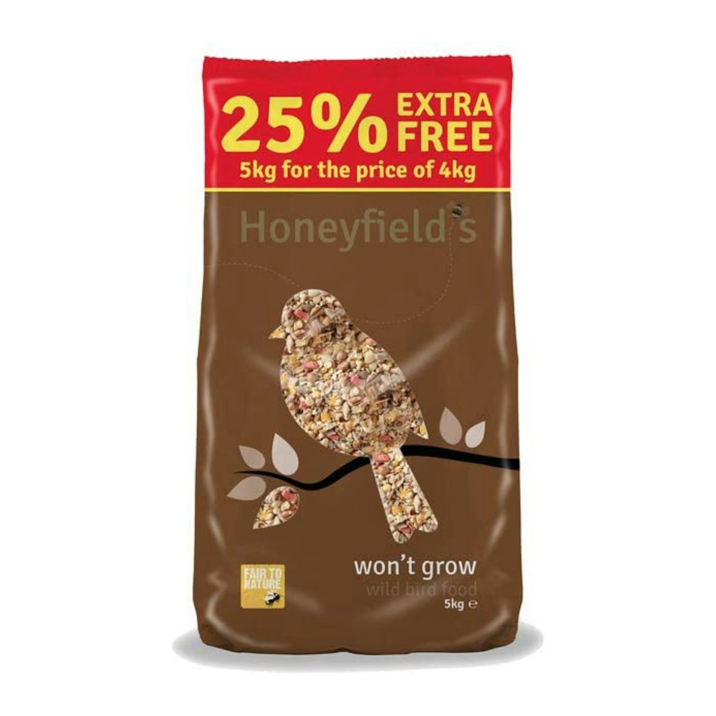 Honeyfields Wont Grow Wild Bird Food, 5kg