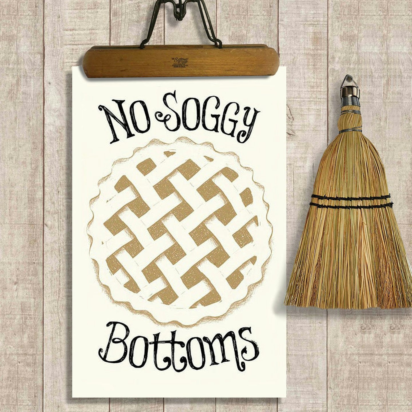 No Soggy Bottoms sign