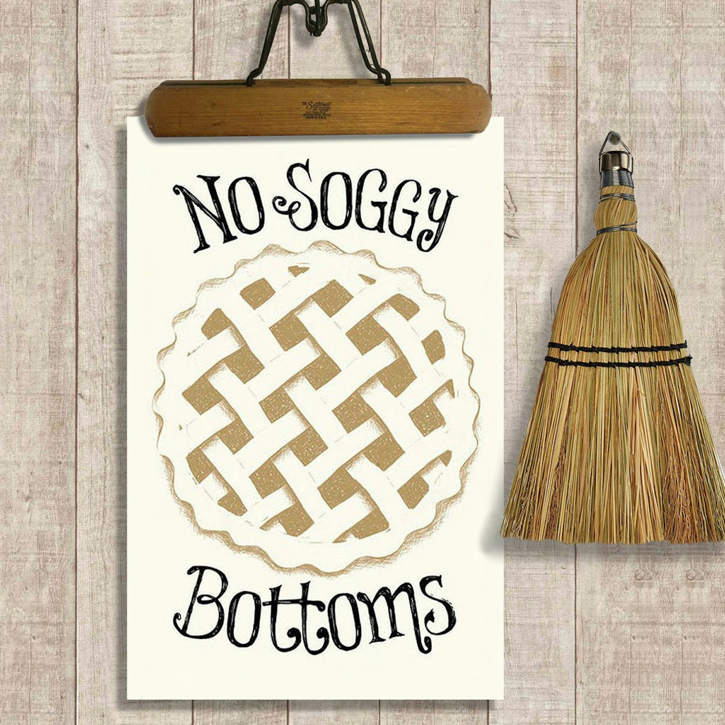 No Soggy Bottoms sign