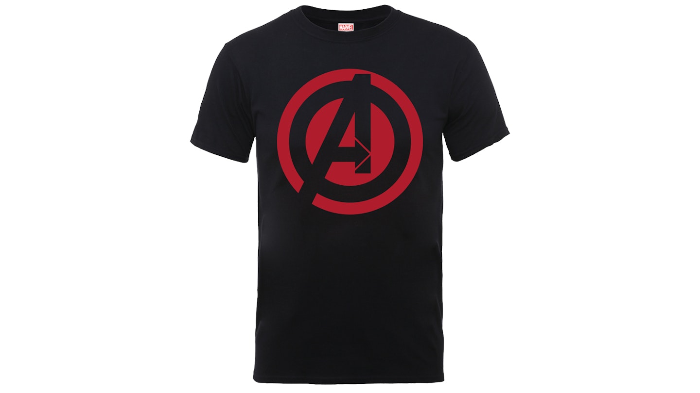 Avengers Assemble Captain America Logo T-Shirt