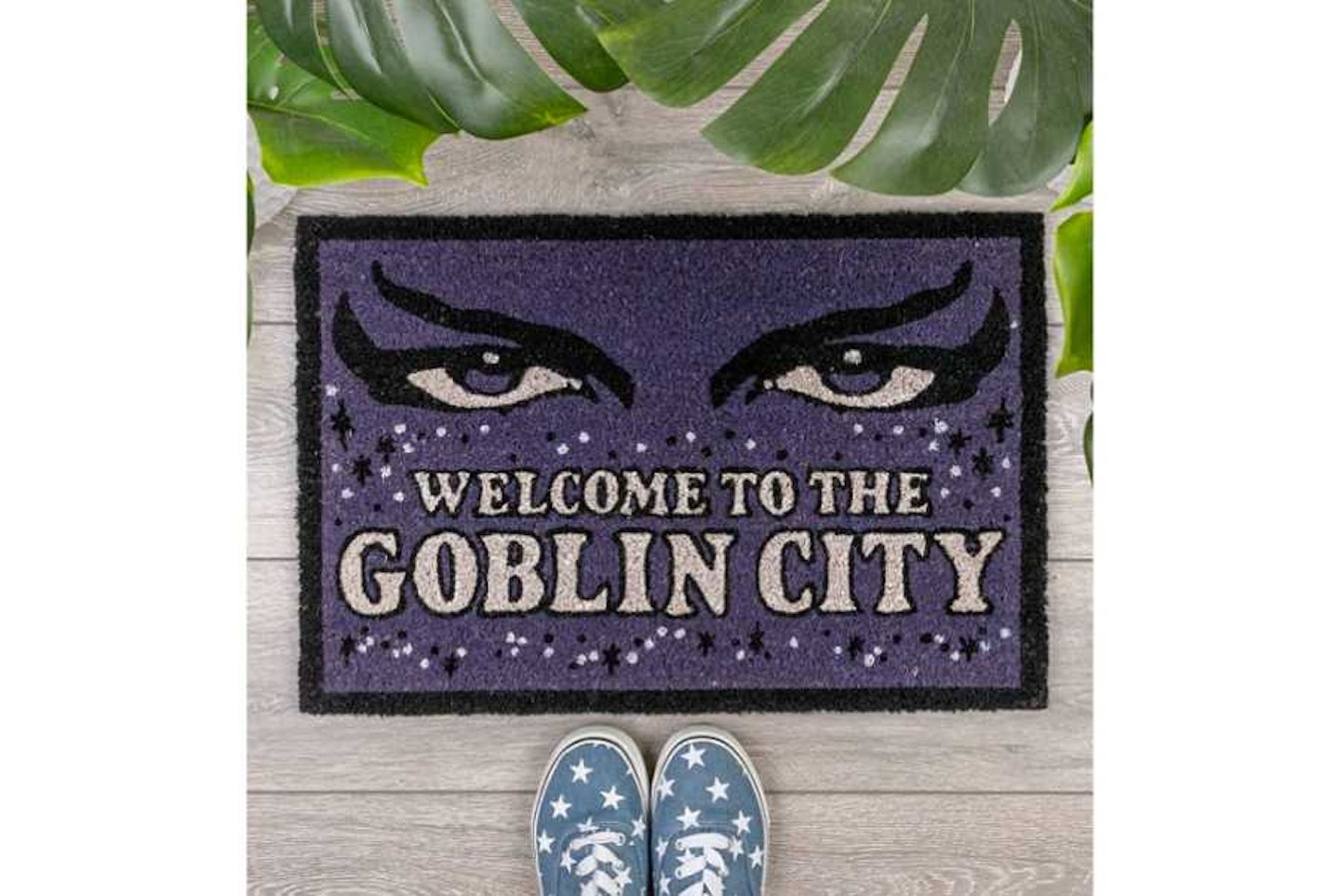 Welcome To The Goblin City Door Mat
