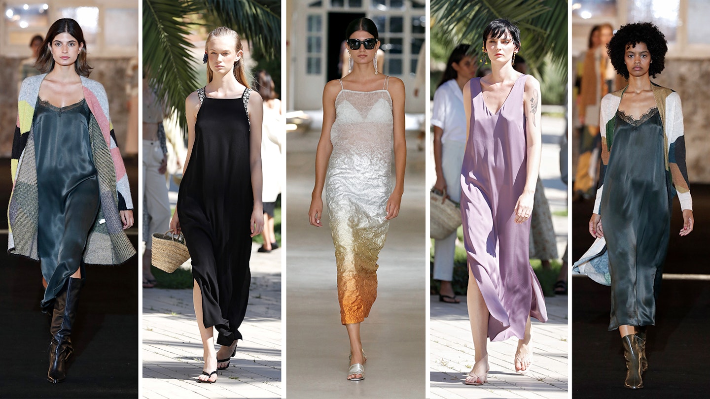 080 Barcelona Fashion Slip Dresses