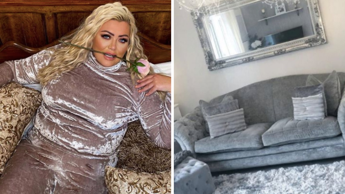 Gemma Collins dresses as 'Mrs Hinch's sofa' and that's Halloween sorted