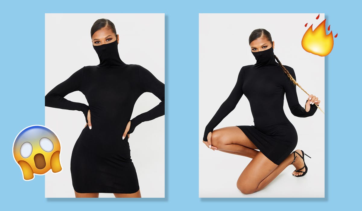 PrettyLittleThing launch 15 face mask dress and it's peak 2020