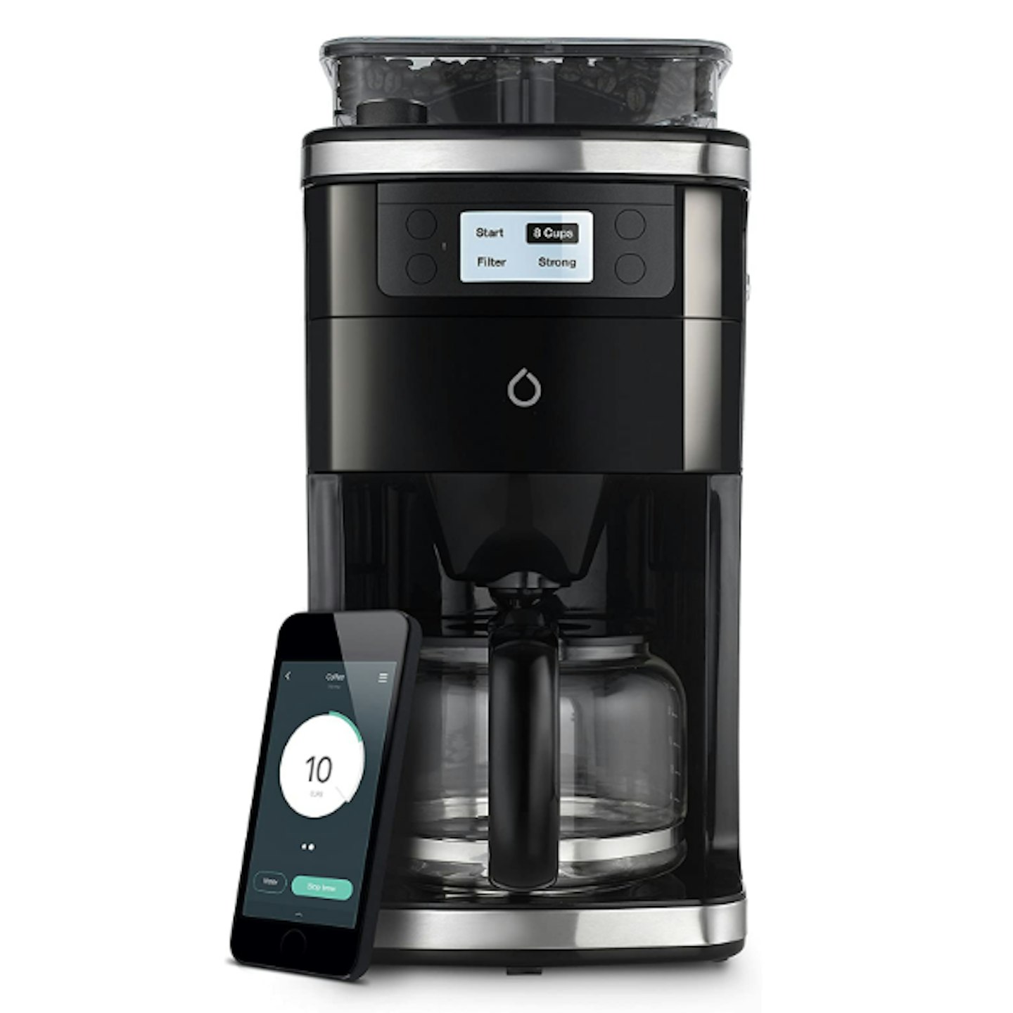 WiFi Bean-To-Cup Coffee Maker from Smarter