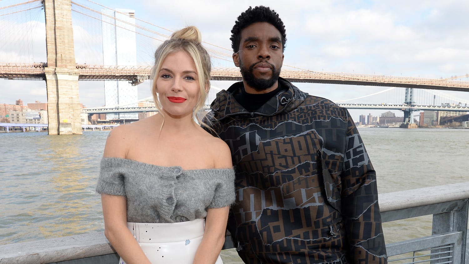 Sienna Miller and Chadwick Boseman