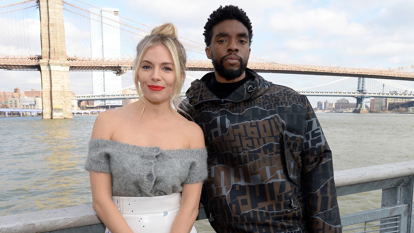 Sienna Miller and Chadwick Boseman