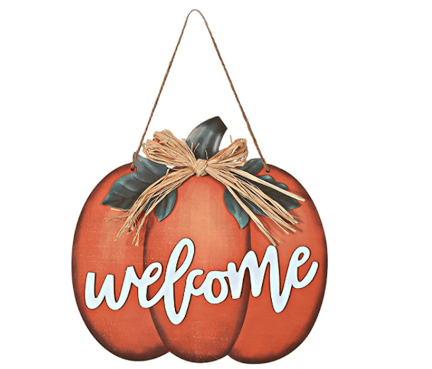 Pumpkin Welcome Sign