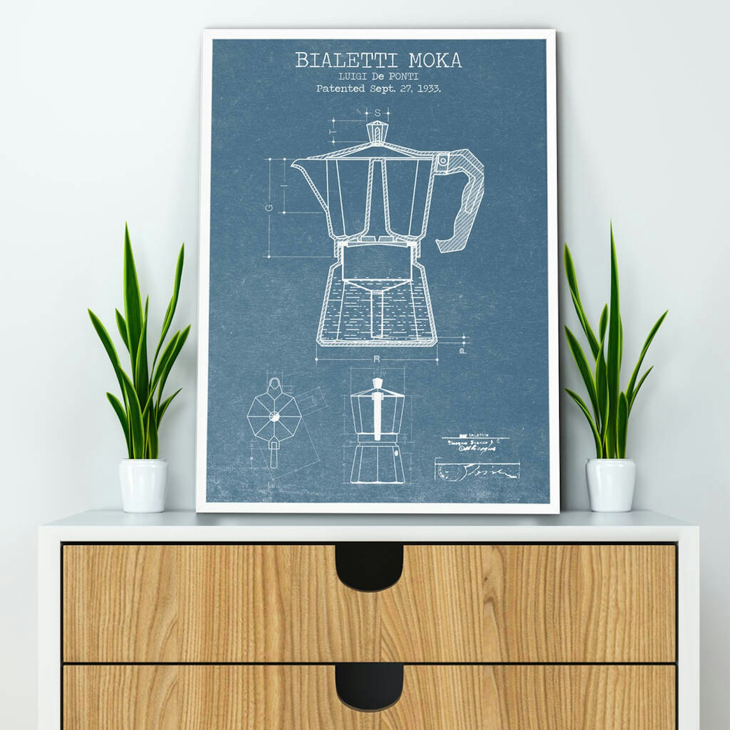 Anatomy Of A Coffee Maker Print