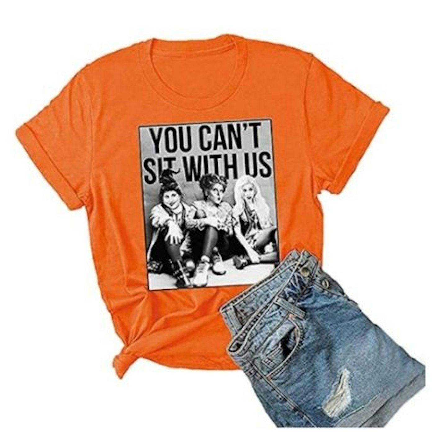 MK Shop Limited Women You Can't Sit with Us Hocus Pocus Graphic Tee