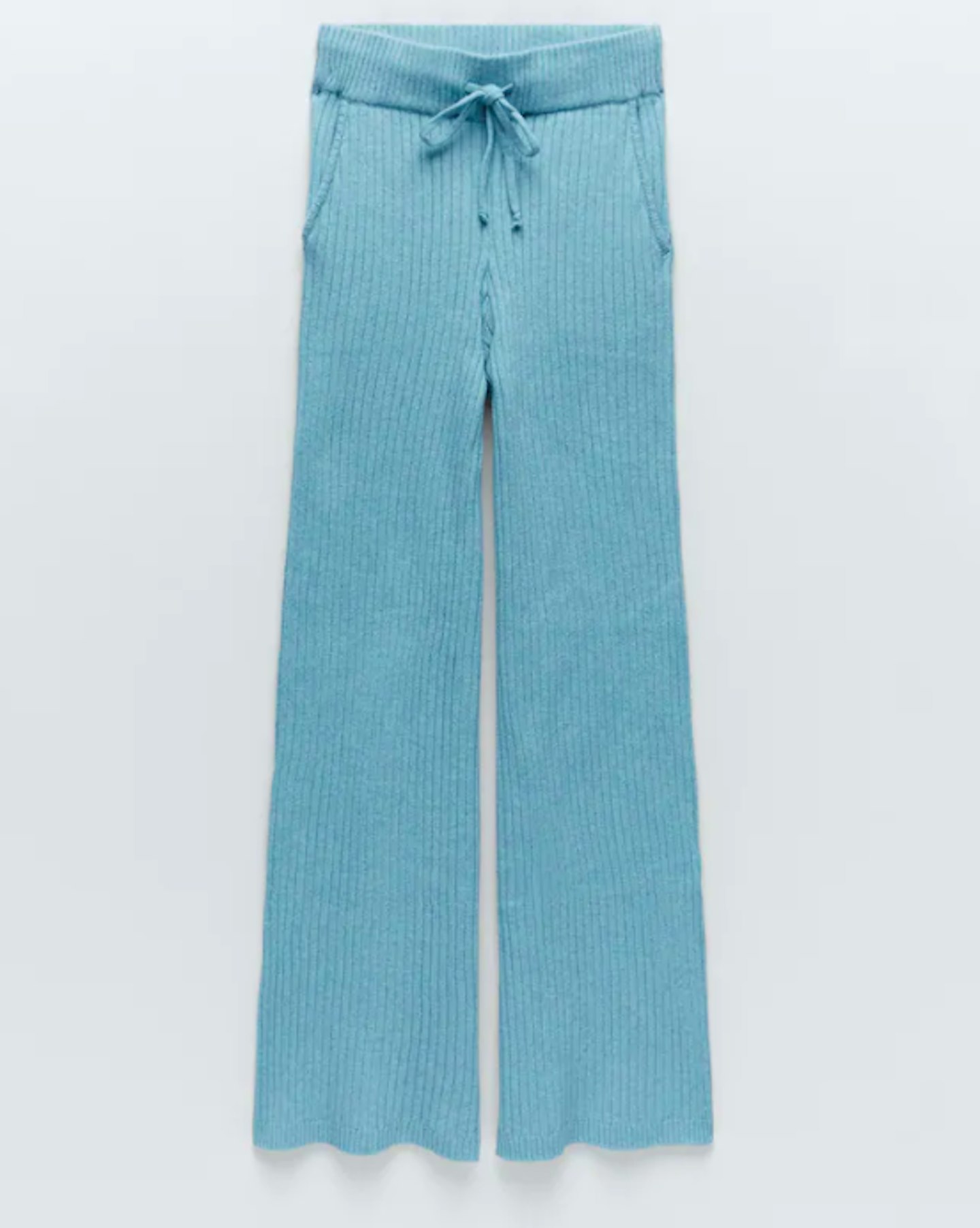 Zara, Ribbed Knit Trousers, £29.99