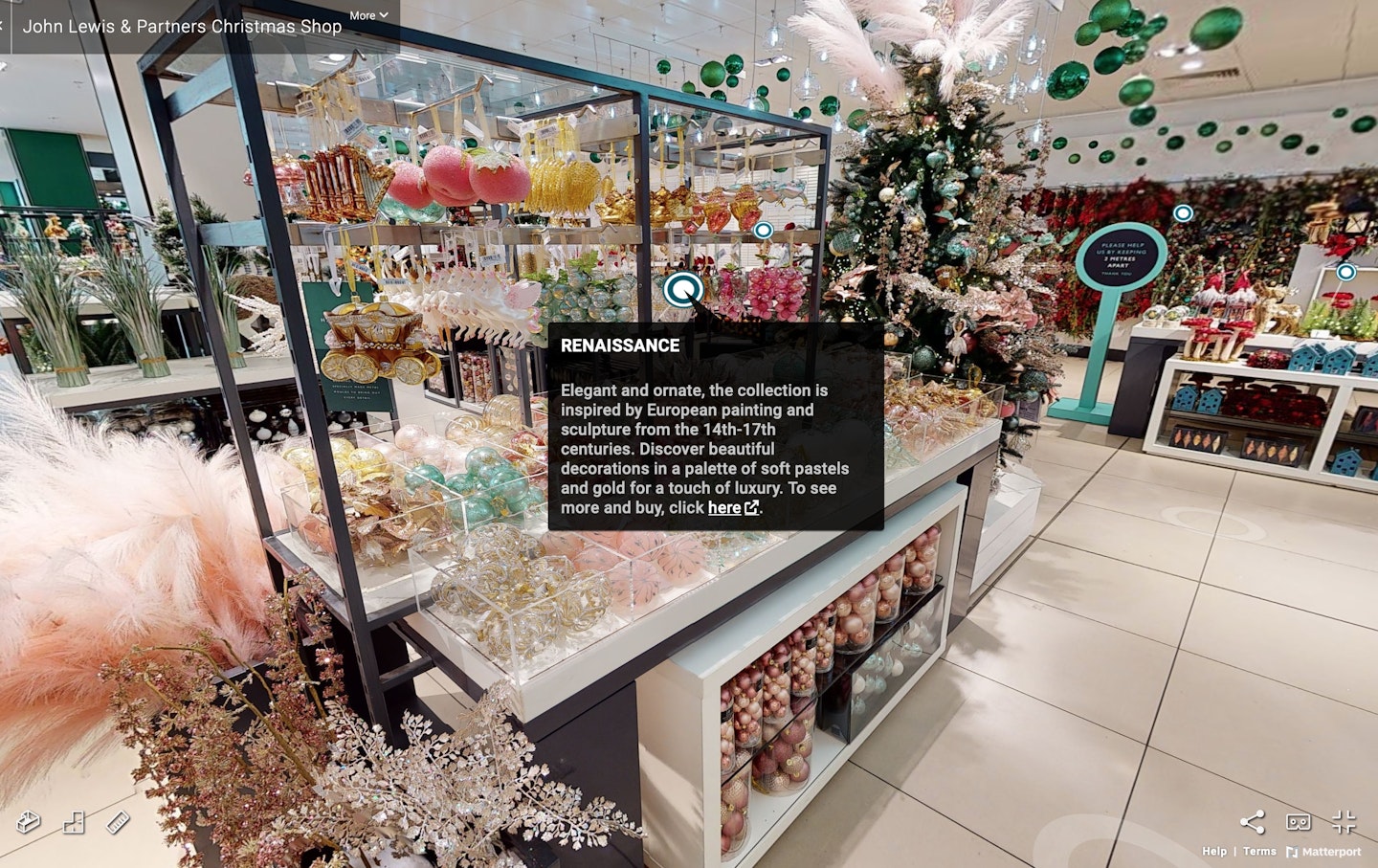 John Lewis Virtual Christmas Shop