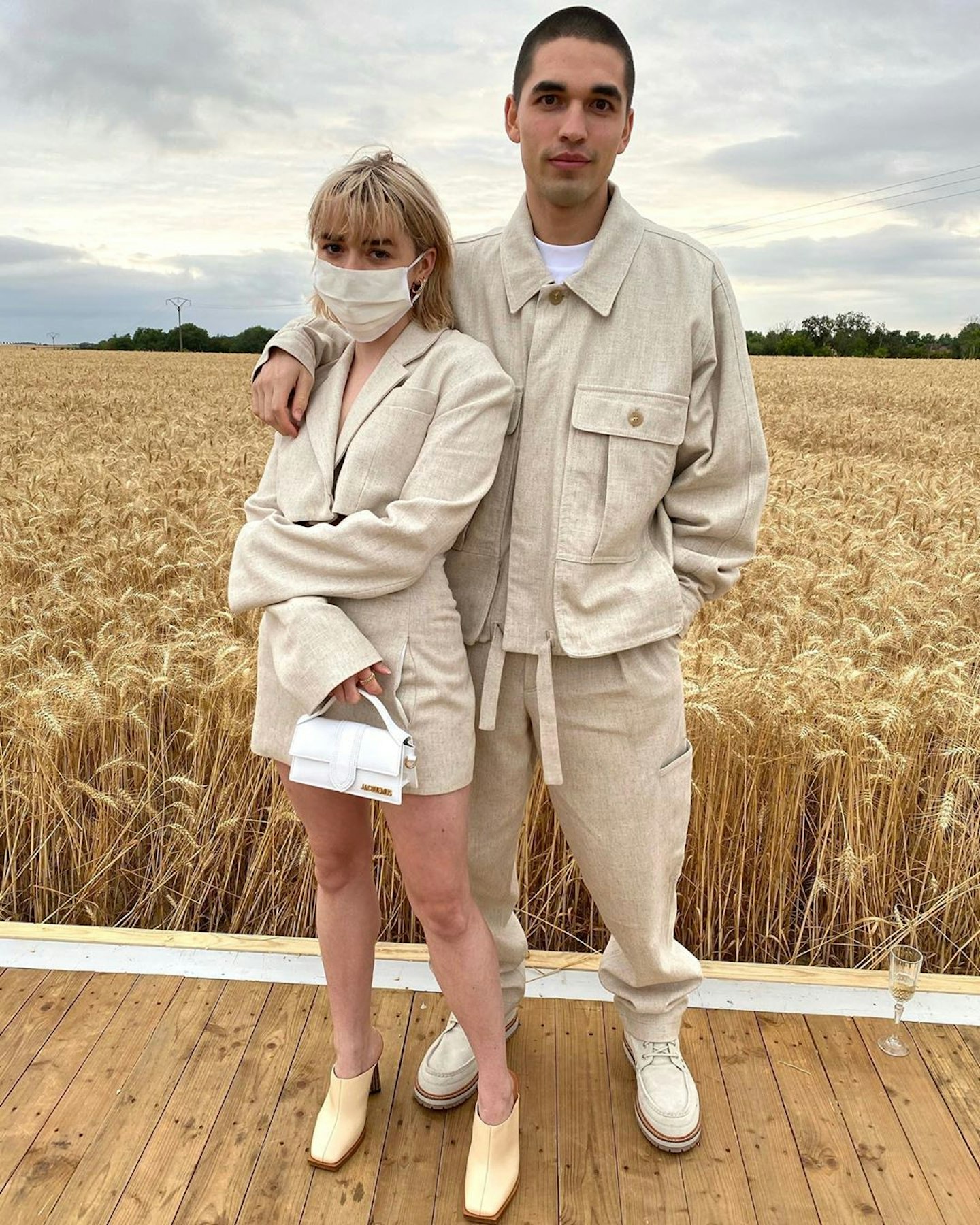 Maisie Williams and Reuben Selby
