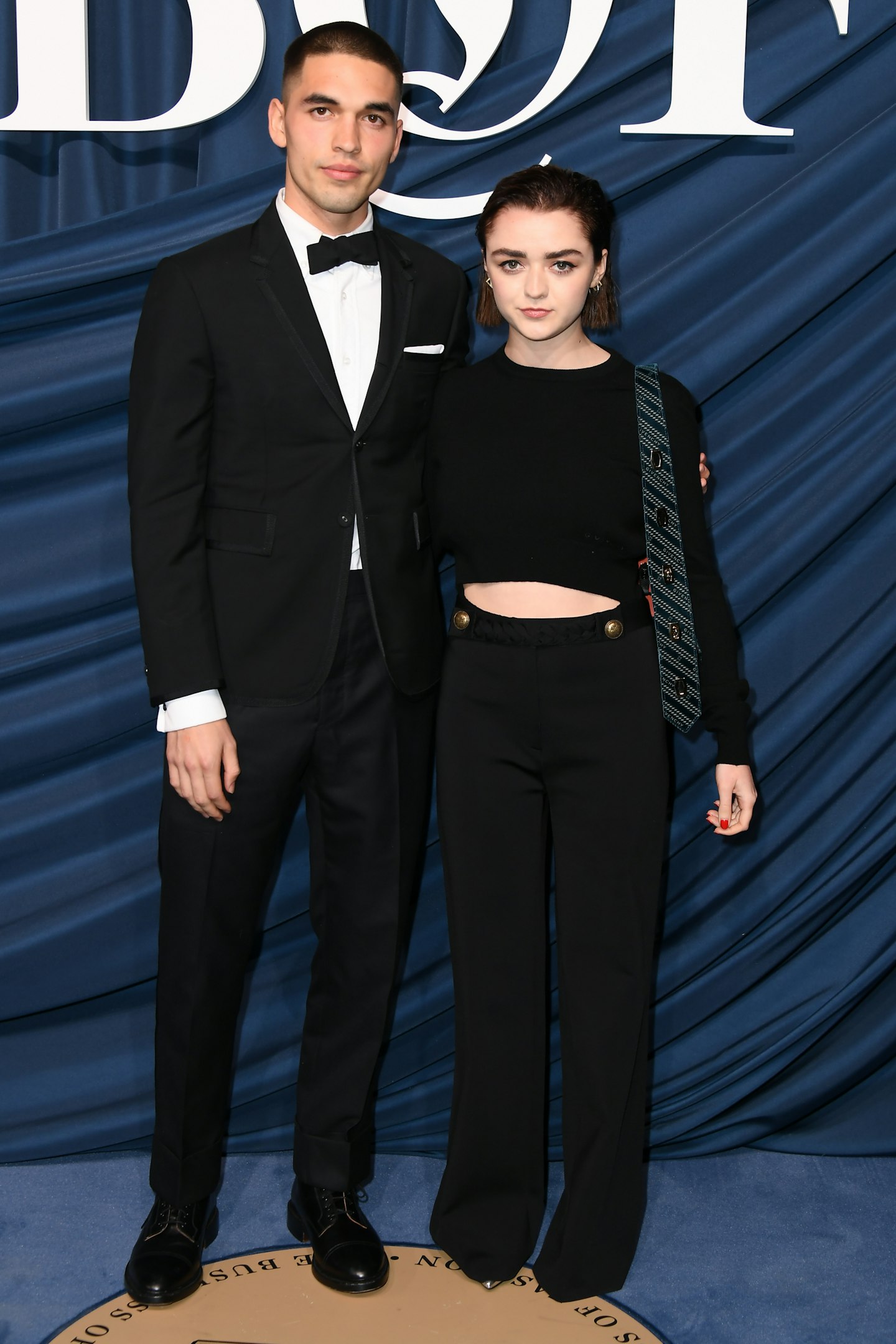 Maisie Williams and Reuben Selby