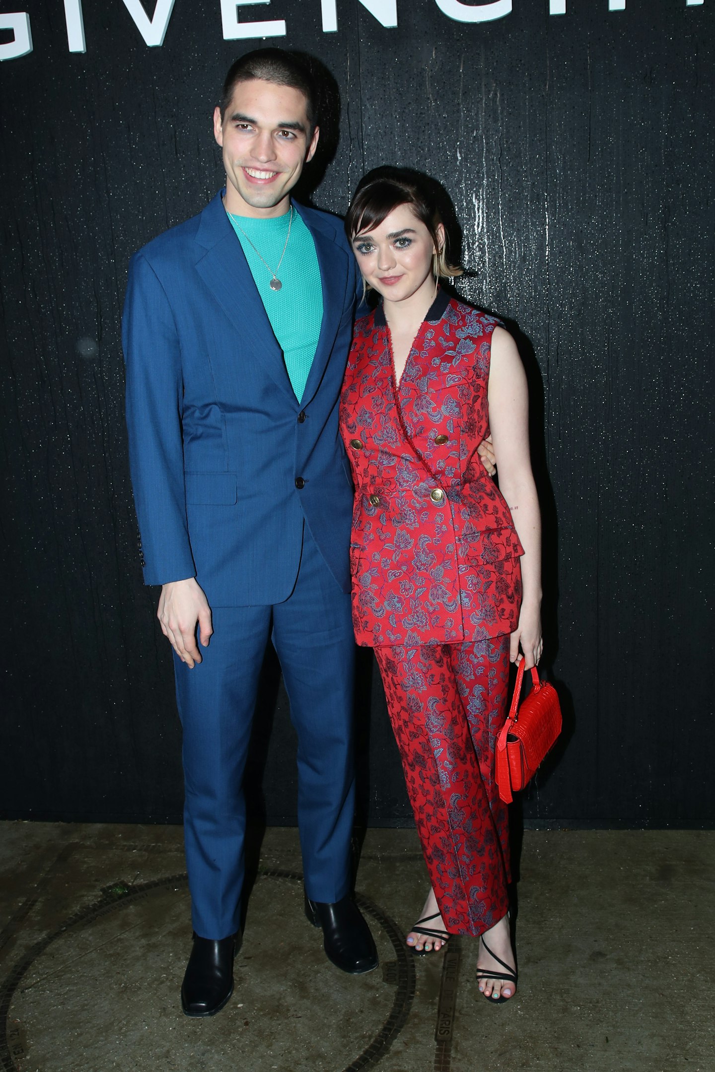 Maisie Williams and Reuben Selby